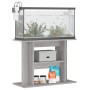 Sonoma-grauer Aquarienständer aus Holzwerkstoff, 80 x 35 x 60 cm von vidaXL, Aquarium unterstützt - Ref: Foro24-833581, Preis...