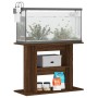 Aquariumhalterung aus Holzwerkstoff, braune Eiche, 80 x 35 x 60 cm von vidaXL, Aquarium unterstützt - Ref: Foro24-833582, Pre...