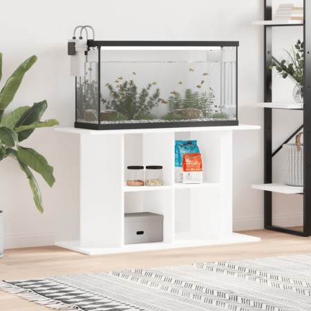 Weiße Aquariumhalterung aus Holzwerkstoff, 100 x 40 x 60 cm von vidaXL, Aquarium unterstützt - Ref: Foro24-833583, Preis: 79,...