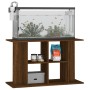 Aquariumhalterung aus braunem Eichenholzwerkstoff, 100 x 40 x 60 cm von vidaXL, Aquarium unterstützt - Ref: Foro24-833590, Pr...