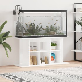 Aquarienständer Holzwerkstoff weiß glänzend 120x40x60 cm von vidaXL, Aquarium unterstützt - Ref: Foro24-833593, Preis: 92,99 ...