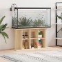 Aquariumhalterung aus Holzwerkstoff, Sonoma-Eiche, 120 x 40 x 60 cm von vidaXL, Aquarium unterstützt - Ref: Foro24-833594, Pr...