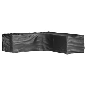 Funda para muebles de jardín forma de L 16 ojales 285x285x70 cm de vidaXL, Fundas para muebles de jardín - Ref: Foro24-319319...