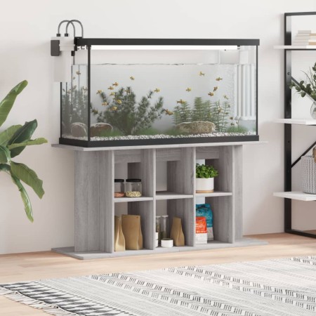 Sonoma gray engineered wood aquarium support 120x40x60 cm by vidaXL, Aquarium supports - Ref: Foro24-833597, Price: 99,39 €, ...