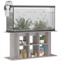 Sonoma-grauer Aquarienständer aus Holzwerkstoff, 120 x 40 x 60 cm von vidaXL, Aquarium unterstützt - Ref: Foro24-833597, Prei...