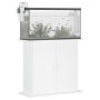 Weiße Aquariumhalterung aus Holzwerkstoff, 81 x 36 x 73 cm von vidaXL, Aquarium unterstützt - Ref: Foro24-833599, Preis: 94,4...