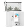 Weiße Aquariumhalterung aus Holzwerkstoff, 81 x 36 x 73 cm von vidaXL, Aquarium unterstützt - Ref: Foro24-833599, Preis: 94,4...