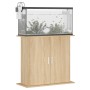 Soporte para acuario madera ingeniería roble Sonoma 81x36x73 cm de vidaXL, Soportes para acuarios - Ref: Foro24-833602, Preci...