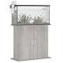 Sonoma-grauer Aquarienständer aus Holzwerkstoff, 81 x 36 x 73 cm von vidaXL, Aquarium unterstützt - Ref: Foro24-833605, Preis...