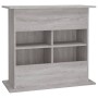 Sonoma gray engineered wood aquarium support 81x36x73 cm by vidaXL, Aquarium supports - Ref: Foro24-833605, Price: 103,39 €, ...