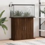 Aquarienständer aus eichenbraunem Holzwerkstoff, 81 x 36 x 73 cm von vidaXL, Aquarium unterstützt - Ref: Foro24-833606, Preis...