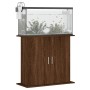 Aquarienständer aus eichenbraunem Holzwerkstoff, 81 x 36 x 73 cm von vidaXL, Aquarium unterstützt - Ref: Foro24-833606, Preis...