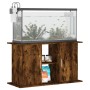 Aquariumhalterung aus Holzwerkstoff, geräucherte Eiche, 101 x 41 x 58 cm von vidaXL, Aquarium unterstützt - Ref: Foro24-83361...