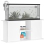 Aquarienhalter aus Holzwerkstoff weiß 121x41x58 cm von vidaXL, Aquarium unterstützt - Ref: Foro24-833615, Preis: 119,29 €, Ra...