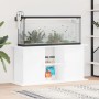 Aquarienhalter aus Holzwerkstoff weiß glänzend 121x41x58 cm von vidaXL, Aquarium unterstützt - Ref: Foro24-833617, Preis: 124...