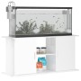 Aquarienhalter aus Holzwerkstoff weiß glänzend 121x41x58 cm von vidaXL, Aquarium unterstützt - Ref: Foro24-833617, Preis: 124...