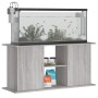 Sonoma-grauer Aquarienständer aus Holzwerkstoff, 121 x 41 x 58 cm von vidaXL, Aquarium unterstützt - Ref: Foro24-833621, Prei...