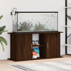 Aquarienhalter aus brauner Eiche 121x41x58 cm von vidaXL, Aquarium unterstützt - Ref: Foro24-833622, Preis: 135,06 €, Rabatt: %