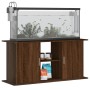 Aquarium support engineered wood brown oak 121x41x58 cm by vidaXL, Aquarium supports - Ref: Foro24-833622, Price: 130,34 €, D...