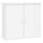 Glossy white engineered wood aquarium support 81x36x73 cm by vidaXL, Aquarium supports - Ref: Foro24-833625, Price: 108,78 €,...