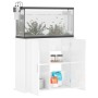 Glossy white engineered wood aquarium support 81x36x73 cm by vidaXL, Aquarium supports - Ref: Foro24-833625, Price: 108,78 €,...