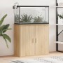 Engineered wood aquarium support Sonoma oak 81x36x73 cm by vidaXL, Aquarium supports - Ref: Foro24-833626, Price: 107,11 €, D...