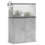 Soporte de acuario madera ingeniería gris hormigón 81x36x73 cm de vidaXL, Soportes para acuarios - Ref: Foro24-833627, Precio...