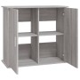 Soporte para acuario madera ingeniería gris Sonoma 81x36x73 cm de vidaXL, Soportes para acuarios - Ref: Foro24-833629, Precio...