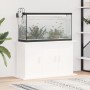 Weiße Aquariumhalterung aus Holzwerkstoff, 101 x 41 x 58 cm von vidaXL, Aquarium unterstützt - Ref: Foro24-833631, Preis: 117...