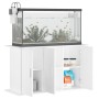 Weiße Aquariumhalterung aus Holzwerkstoff, 101 x 41 x 58 cm von vidaXL, Aquarium unterstützt - Ref: Foro24-833631, Preis: 117...