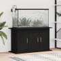 Schwarze Aquariumhalterung aus Holzwerkstoff, 101 x 41 x 58 cm von vidaXL, Aquarium unterstützt - Ref: Foro24-833632, Preis: ...