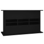 Schwarze Aquariumhalterung aus Holzwerkstoff, 101 x 41 x 58 cm von vidaXL, Aquarium unterstützt - Ref: Foro24-833632, Preis: ...