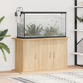 Aquarienhalter aus Holzwerkstoff Sonoma Eiche 101x41x58 cm von vidaXL, Aquarium unterstützt - Ref: Foro24-833634, Preis: 121,...