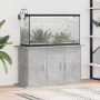 Betongrauer Aquariumständer aus technischem Holz, 101 x 41 x 58 cm von vidaXL, Aquarium unterstützt - Ref: Foro24-833635, Pre...