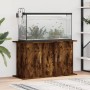 Aquarienhalter aus geräucherter Eiche aus Ingenieurholz 101x41x58 cm von vidaXL, Aquarium unterstützt - Ref: Foro24-833636, P...