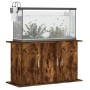 Aquarienhalter aus geräucherter Eiche aus Ingenieurholz 101x41x58 cm von vidaXL, Aquarium unterstützt - Ref: Foro24-833636, P...