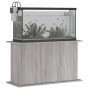 Sonoma-grauer Aquarienständer aus Holzwerkstoff, 101 x 41 x 58 cm von vidaXL, Aquarium unterstützt - Ref: Foro24-833637, Prei...