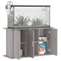 Sonoma-grauer Aquarienständer aus Holzwerkstoff, 101 x 41 x 58 cm von vidaXL, Aquarium unterstützt - Ref: Foro24-833637, Prei...