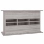 Sonoma-grauer Aquarienständer aus Holzwerkstoff, 101 x 41 x 58 cm von vidaXL, Aquarium unterstützt - Ref: Foro24-833637, Prei...