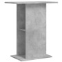 Soporte acuario madera ingeniería gris hormigón 60,5x36x72,5 cm de vidaXL, Soportes para acuarios - Ref: Foro24-833643, Preci...