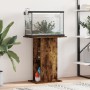 Soporte acuario madera ingeniería roble ahumado 60,5x36x72,5 cm de vidaXL, Soportes para acuarios - Ref: Foro24-833644, Preci...