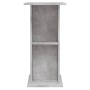 Soporte acuario madera ingeniería gris hormigón 60,5x36x72,5 cm de vidaXL, Soportes para acuarios - Ref: Foro24-833643, Preci...