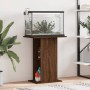 Engineered wood aquarium support brown oak 60.5x36x72.5 cm by vidaXL, Aquarium supports - Ref: Foro24-833646, Price: 51,76 €,...