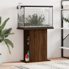 Aquarium-Stütze aus Holzwerkstoff, braune Eiche, 36 x 75 x 72,5 cm von vidaXL, Aquarium unterstützt - Ref: Foro24-833654, Pre...