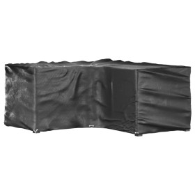 Funda para muebles de jardín forma de L 16 ojales 215x215x90 cm de vidaXL, Fundas para muebles de jardín - Ref: Foro24-319316...