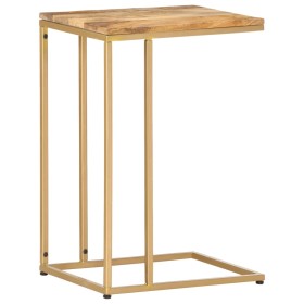 Mesa auxiliar de madera maciza de mango 35x45x65 cm de vidaXL, Mesas auxiliares - Ref: Foro24-286400, Precio: 73,99 €, Descue...