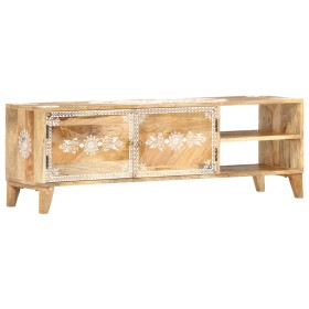 Mueble de TV madera maciza de mango 120x30x40 cm de vidaXL, Muebles TV - Ref: Foro24-286408, Precio: 239,99 €, Descuento: %