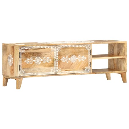 Solid mango wood TV cabinet 120x30x40 cm by vidaXL, TV Furniture - Ref: Foro24-286408, Price: 239,08 €, Discount: %