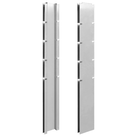 Postes de valla 20 uds acero galvanizado plateado 140 cm de vidaXL, Postes de cerca - Ref: Foro24-3206361, Precio: 483,32 €, ...