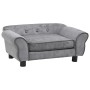 Graues Plüsch-Hundesofa 72x45x30 cm von vidaXL, Betten für Hunde - Ref: Foro24-170951, Preis: 74,17 €, Rabatt: %